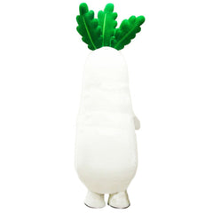 Happy White Radish Mascot Costume