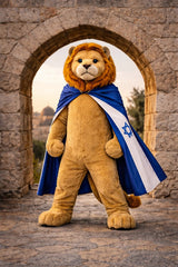 Lion Mascot Costume for Adults with Cape – Full Body Plush Lion Outfit