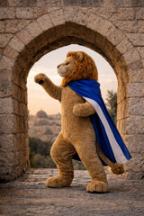 Lion Mascot Costume for Adults with Cape – Full Body Plush Lion Outfit