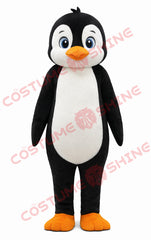 Black & White Penguin Mascot Costume for Adults – Plush Suit