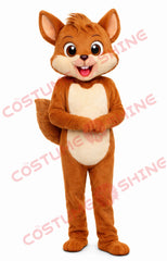 Brown Squirrel Mascot Costume for Adults