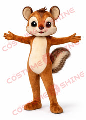 Brown Squirrel Mascot Costume for Adults – Open Arms Design