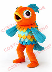 Colorful Fish Mascot Costume Adult Plush Scale Design Character Outfit