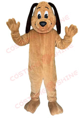 Brown Dog Mascot Costume with Floppy Ears – Cartoon Puppy Character Suit