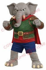 Elephant Mascot Costume Adult Warrior Style Outfit