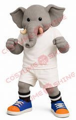 Elephant Mascot Costume Adult Classic Sports Outfit