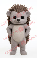 Gray Hedgehog Mascot Costume for Adults – Plush Full-Body Character Suit