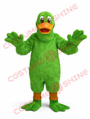 Green Duck Mascot Costume Adult Plush Full Body