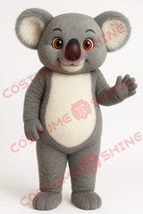 Grey Koala Mascot Costume – Cute Plush Animal Suit for Events & Schools
