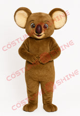 Brown Koala Mascot Costume – Cute Plush Full Body Suit for Events