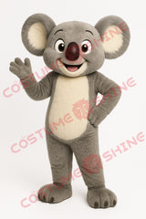Grey Koala Mascot Costume – Cute Plush Animal Suit for Events & Schools