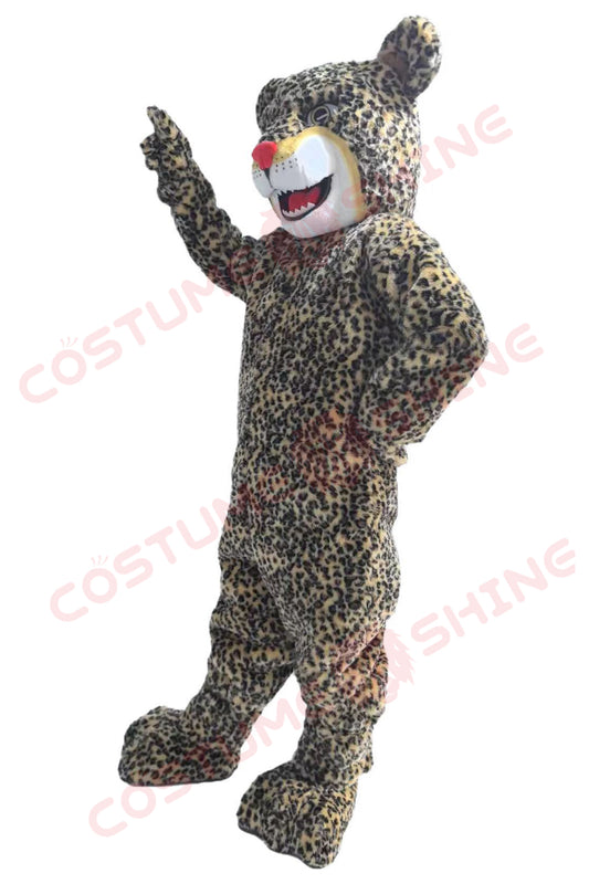 Leopard Mascot Costume for Adults – Realistic Cheetah Animal Suit for Sports, Schools & Events