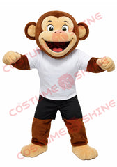 Monkey Mascot Costume Adult Full Body Classic Style