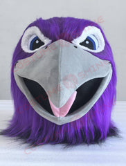 Purple Eagle Mascot Costume for Adults – Fierce Bird Suit with Wings & Claws