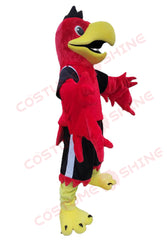 Red Eagle Falcon Mascot Costume – Cartoon Sports Team Outfit