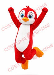 Red Penguin Mascot Costume for Adults – Plush Suit