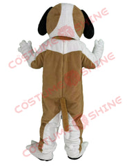 Saint Bernard Dog Mascot Costume | Brown and White Animal Suit for Events