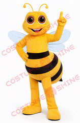 Yellow Bee Mascot Costume for Adults – Plush Bee Mascot Suit