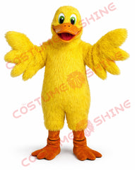 Yellow Duck Mascot Costume Adult Plush Full Body