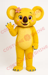 Cute Yellow Koala Mascot Costume for Events, Schools & Parties