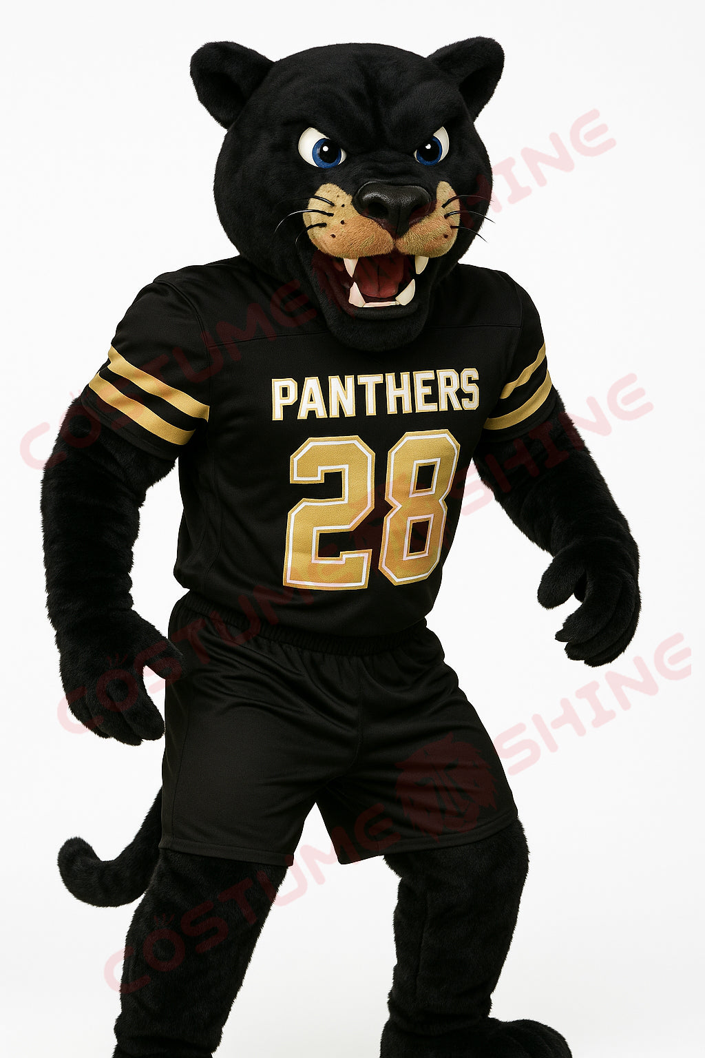 Custom Black Panther Mascot Costume – School Sports Team Plush Suit for Adults & Events