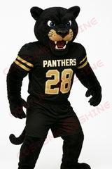 Custom Black Panther Mascot Costume – School Sports Team Plush Suit for Adults & Events