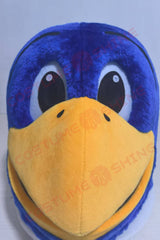 Blue Bird Mascot Costume for Adults – Customizable Plush Suit with Yellow Feet