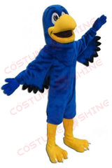 Blue Bird Mascot Costume for Adults – Customizable Plush Suit with Yellow Feet
