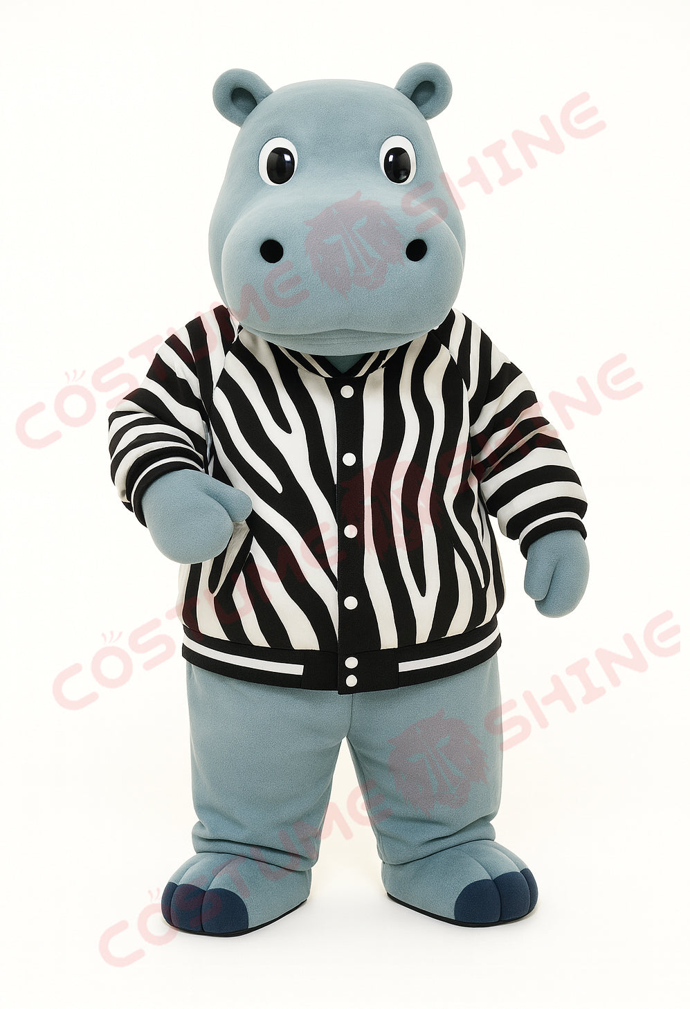 Disfraz de mascota de halcón azul con camisa blanca, tamaño adulto, para hombre y mujer, con ventilador incorporado en la cabeza 