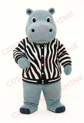 Disfraz de mascota de halcón azul con camisa blanca, tamaño adulto, para hombre y mujer, con ventilador incorporado en la cabeza 