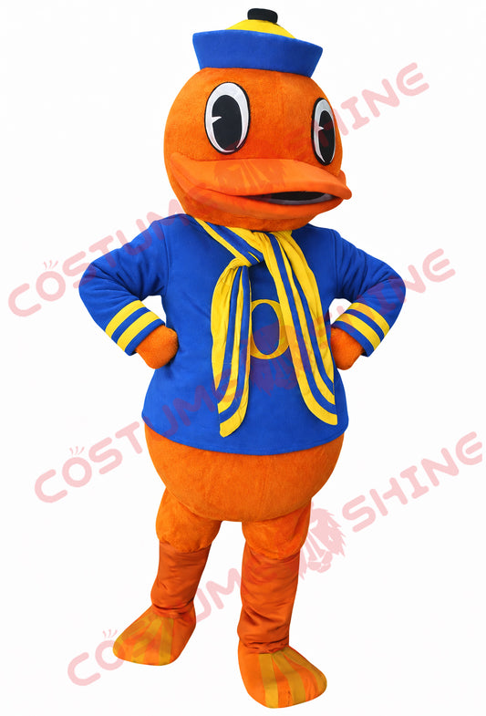 Blue Hawk Falcon i hvid skjorte maskot kostume voksen størrelse til mænd og kvinder med indbygget blæser inde i hovedet 