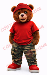 Blue Hawk Falcon i hvid skjorte maskot kostume voksen størrelse til mænd og kvinder med indbygget blæser inde i hovedet 