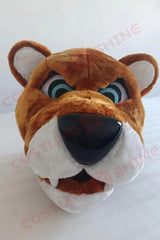 Brown Panther Mascot Costume for Adults – Fierce Plush Big Cat Suit for School, Sports, and Promotional Events