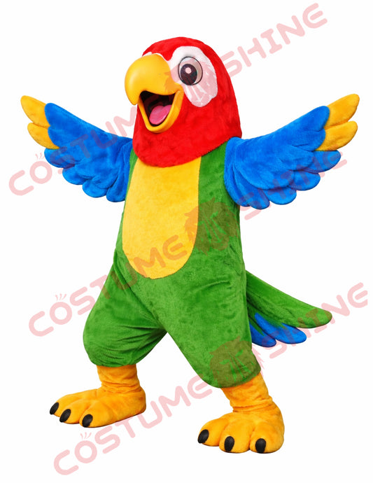 Blue Hawk Falcon i hvid skjorte maskot kostume voksen størrelse til mænd og kvinder med indbygget blæser inde i hovedet 