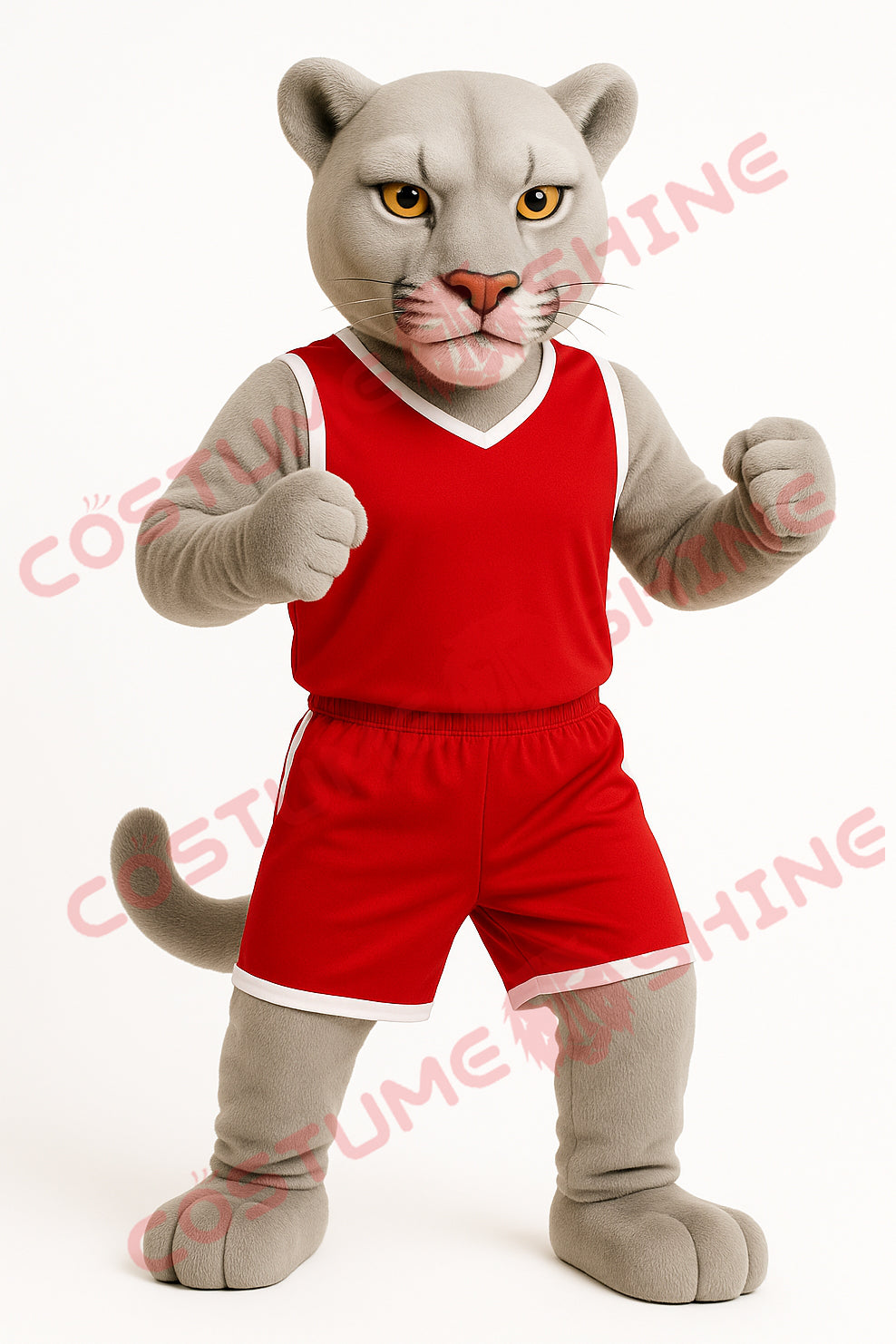 Blue Hawk Falcon i hvid skjorte maskot kostume voksen størrelse til mænd og kvinder med indbygget blæser inde i hovedet 