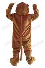 Cougar Mascot Costume for Adults – Mountain Lion Panther Plush Suit with Head & Tail