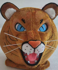 Cougar Mascot Costume for Adults – Mountain Lion Panther Plush Suit with Head & Tail