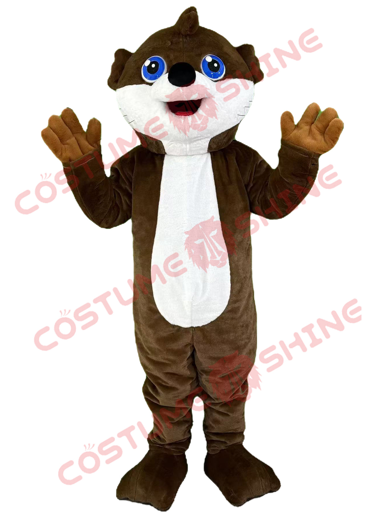 Cute Otter Mascot Costume | Brown and White Animal Suit for Events