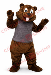 Disfraz de mascota de halcón azul con camisa blanca, tamaño adulto, para hombre y mujer, con ventilador incorporado en la cabeza 