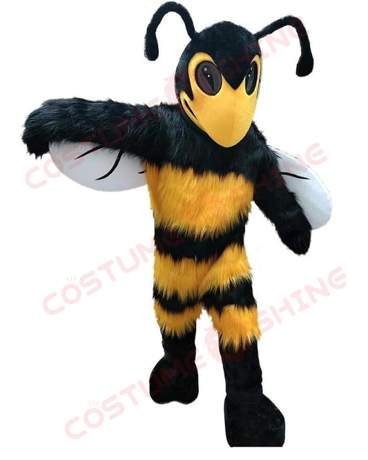 Blue Hawk Falcon i hvid skjorte maskot kostume voksen størrelse til mænd og kvinder med indbygget blæser inde i hovedet 
