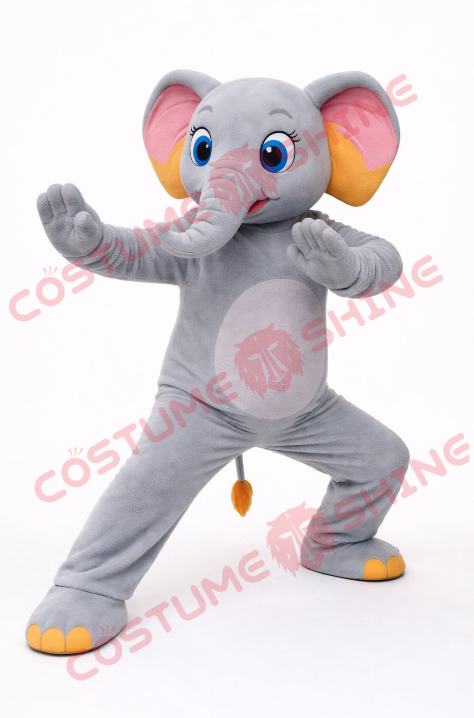 Blue Hawk Falcon i hvid skjorte maskot kostume voksen størrelse til mænd og kvinder med indbygget blæser inde i hovedet 