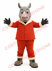 Disfraz de mascota de halcón azul con camisa blanca, tamaño adulto, para hombre y mujer, con ventilador incorporado en la cabeza 