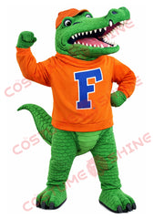 Crocodile Mascot Costume Adult Sports Hoodie Style