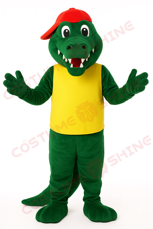 Crocodile Mascot Costume for School & Festival Events