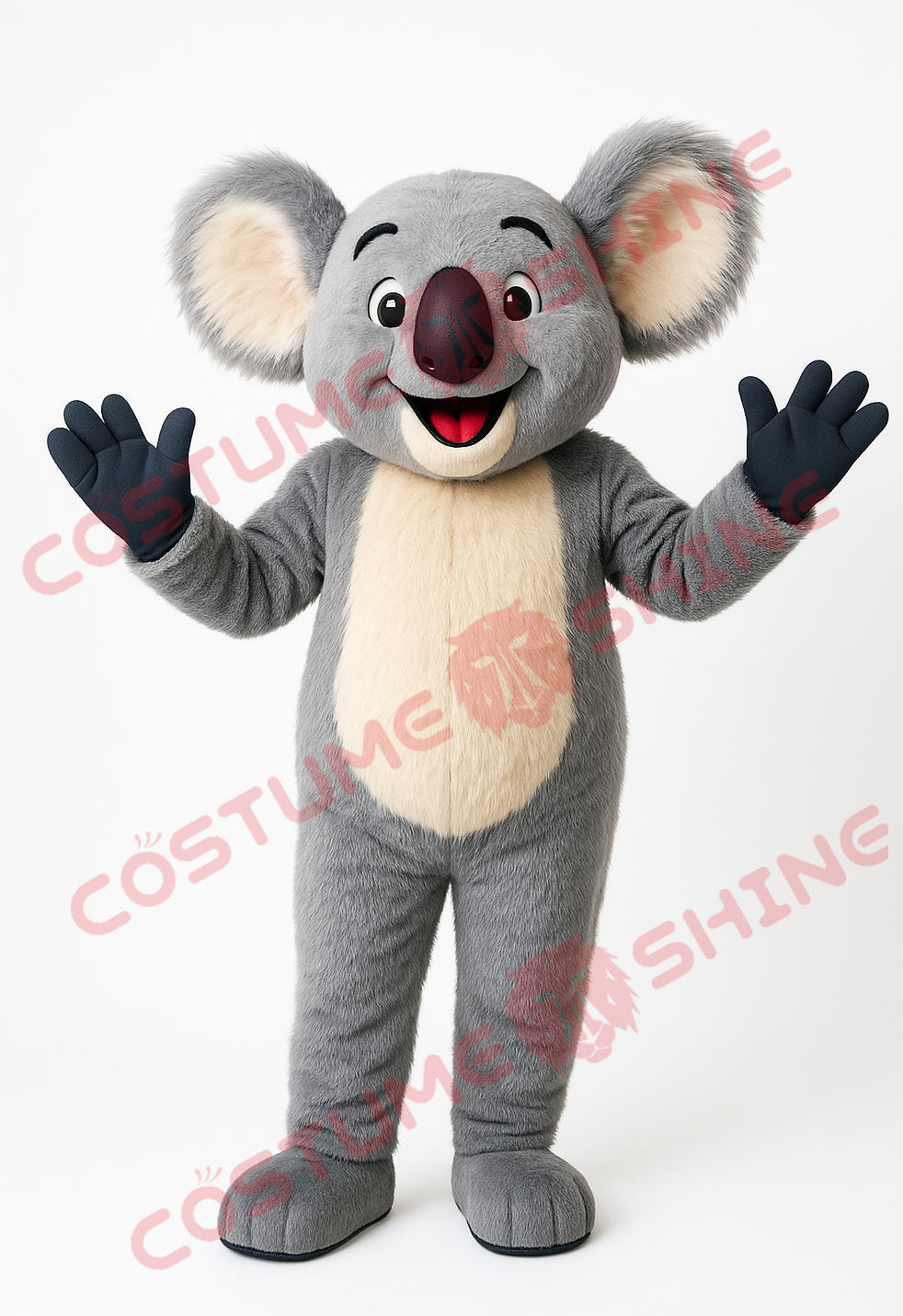 Disfraz de mascota de halcón azul con camisa blanca, tamaño adulto, para hombre y mujer, con ventilador incorporado en la cabeza 