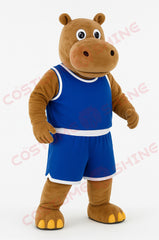 Disfraz de mascota de halcón azul con camisa blanca, tamaño adulto, para hombre y mujer, con ventilador incorporado en la cabeza 