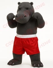 Blue Hawk Falcon i hvid skjorte maskot kostume voksen størrelse til mænd og kvinder med indbygget blæser inde i hovedet 