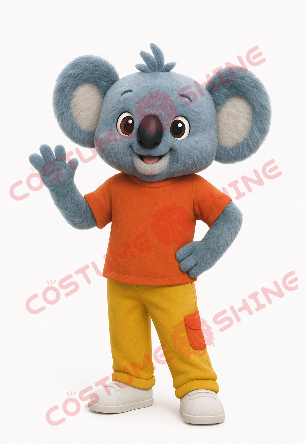 Disfraz de mascota de halcón azul con camisa blanca, tamaño adulto, para hombre y mujer, con ventilador incorporado en la cabeza 