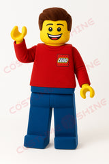 Blue Hawk Falcon i hvid skjorte maskot kostume voksen størrelse til mænd og kvinder med indbygget blæser inde i hovedet 