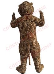 Leopard Mascot Costume for Adults – Spotted Cheetah Cat Plush Suit with Head & Feet
